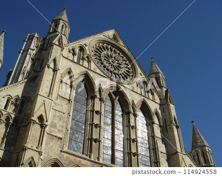Church that shines in the blue sky Church that shines in the blue sky 114924558