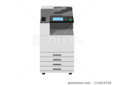 商業打印機的插圖 114924708