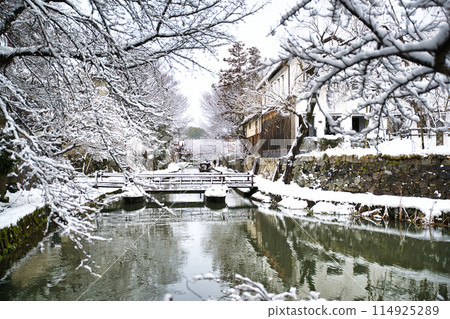 八幡堀雪景 2023 年 1 月 八幡堀雪景 2023 年 1 月 114925289
