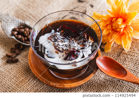 玻璃甜點咖啡果凍 114925494