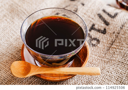 coffee jelly coffee jelly 114925506