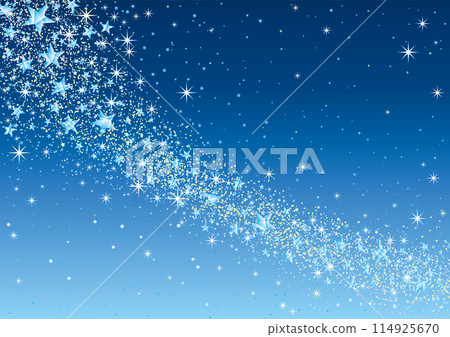 Milky Way sparkling background - horizontal 114925670