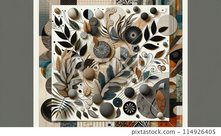 以大自然為主題的幾何抽象藝術 114926405