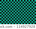 Checkered Japanese style background 114927928