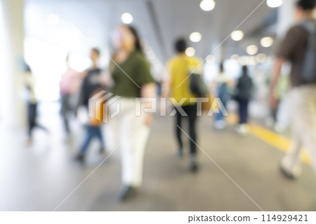 Downtown background blur 114929421