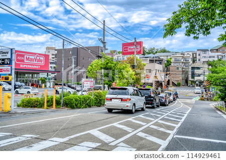 神奈川縣川崎市津田山站的城市景觀 神奈川縣川崎市津田山站的城市景觀 114929461