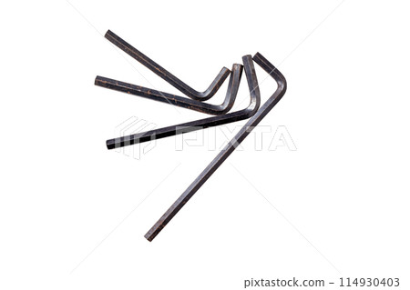 Set of L key wrench mechanic tools 114930403