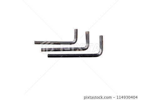 Set of L key wrench mechanic tools Set of L key wrench mechanic tools 114930404