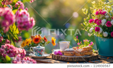 Assorted Cakes on a Table 114930567