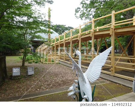 Mask-wearing at Kuhonbutsu Joshinji Temple 114932312