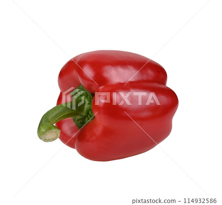 Bell pepper isolated on white background Bell pepper isolated on white background 114932586