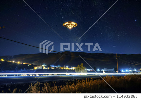 ufo, unidentified flying object, spacecraft 114932863
