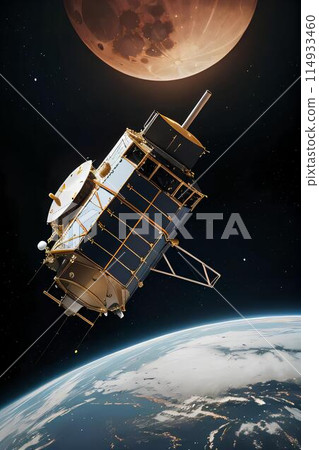 【AI世代】人造衛星(彩色)839902 【AI世代】人造衛星(彩色)839902 114933460