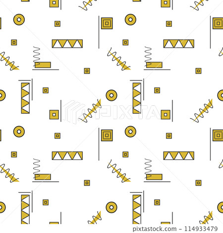 Vector abstract seamless pattern. Vector abstract seamless pattern. 114933479