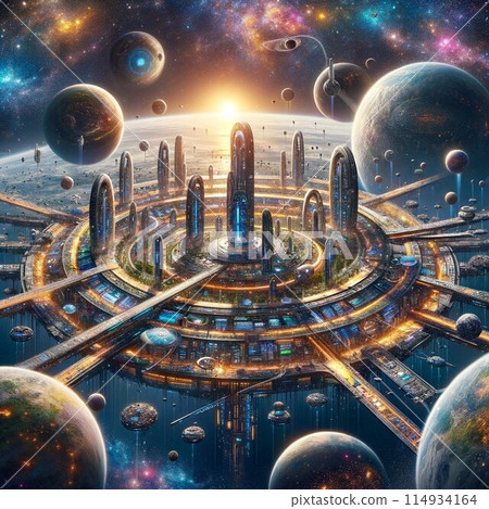 Downtown cityscape as seen from the World Trade Center 114934164