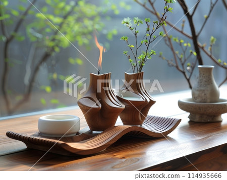 Design of the Incense Holder in home interior Design of the Incense Holder in home interior 114935666