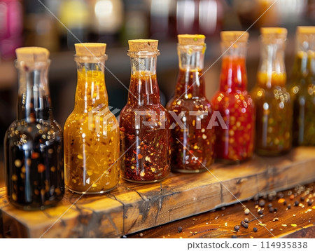 Hot Sauce Origin Coffee and Mild Chili Peppers 114935838