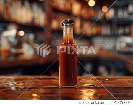 Hot Sauce Origin Coffee and Mild Chili Peppers 114935839