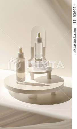 two bottles in a stand, in the style of light-filled scenes two bottles in a stand, in the style of light-filled scenes 114936054