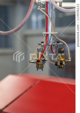 spray head in automatic paint booth spray head in automatic paint booth 114936222