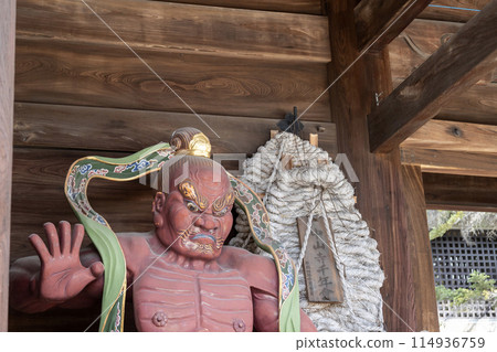 兵庫縣/中山寺正門的仁王像（2024年4月13日拍攝） 114936759