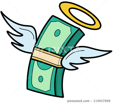 God of money illustration 114937899