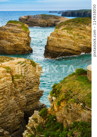 Cathedrals Beach in Galicia Spain. Cathedrals Beach in Galicia Spain. 114938050