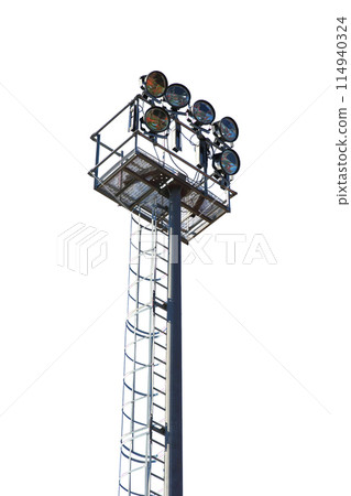 An isolated photo of an old street lamppost An isolated photo of an old street lamppost 114940324