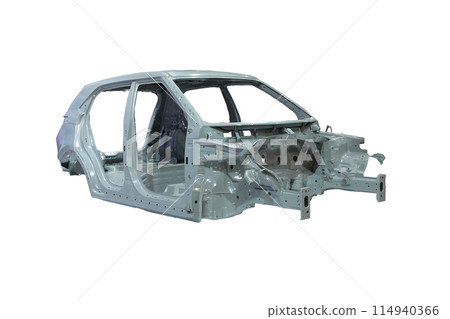 Body of a car under the white background 114940366