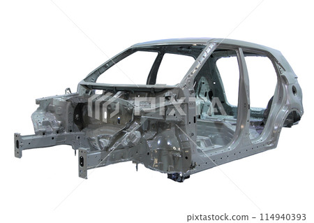 Body of a car under the white background Body of a car under the white background 114940393