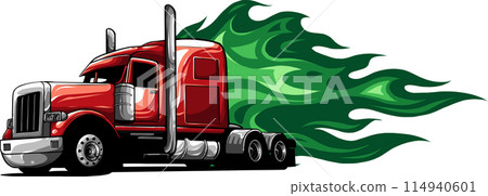 sportbike racer riding fast vector illustration design 114940601