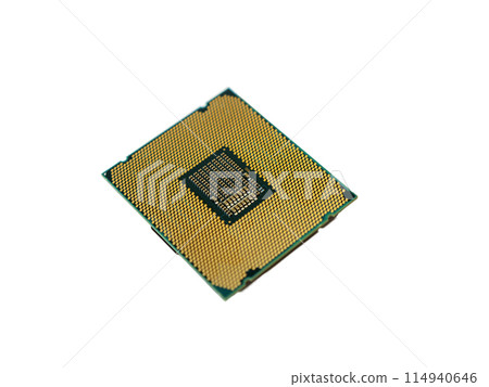 Central processing unit CPU or Microprocessor close up 114940646