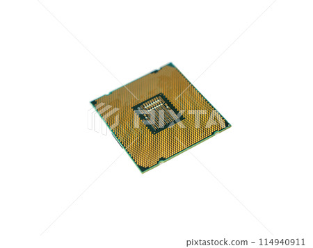 Central processing unit CPU or Microprocessor close up 114940911
