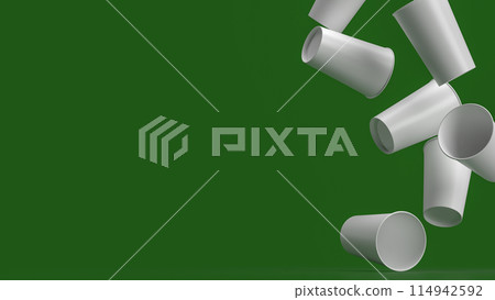 The Coffee paper cup for hot drink concept 3d rendering. The Coffee paper cup for hot drink concept 3d rendering. 114942592