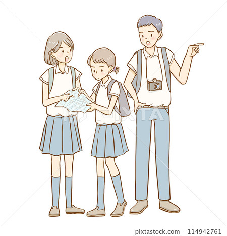 同學們正在前往目的地的路上 同學們正在前往目的地的路上 114942761