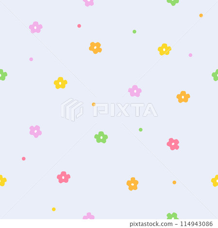Spring Seamless floral pattern background 114943086