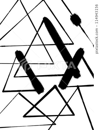 Bold acrylic watercolour charcoal ink hand drawn illustration lines abstract Bold acrylic watercolour charcoal ink hand drawn illustration lines abstract 114943156