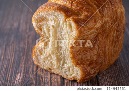 Delicious looking bread on a plate Delicious looking bread on a plate 114943561