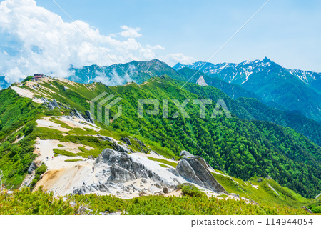 夏季攀登燕山（從燕山頂眺望燕山、矢裡岳） 114944054