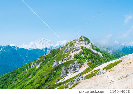 夏季攀登燕岳（燕岳-燕山山頂） 114944068