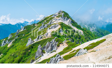 夏季攀登燕岳（燕岳-燕山山頂） 114944071