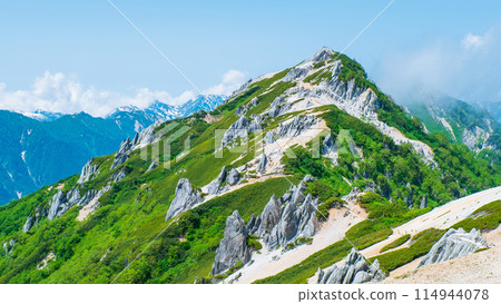 夏季攀登燕岳（燕岳-燕山山頂） 114944078