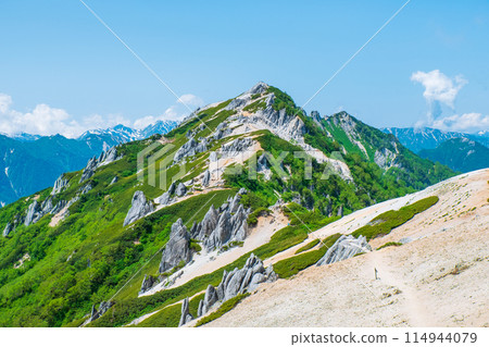 夏季攀登燕岳（燕岳-燕山山頂） 114944079