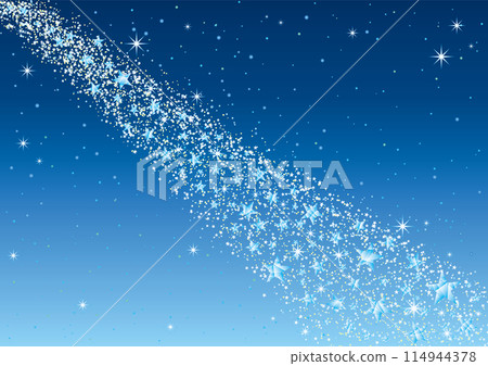 藍色背景與對角閃閃發光的星星-水平 藍色背景與對角閃閃發光的星星-水平 114944378