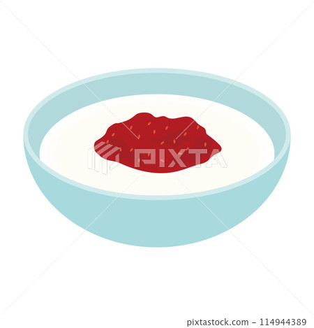 Yogurt illustration 114944389