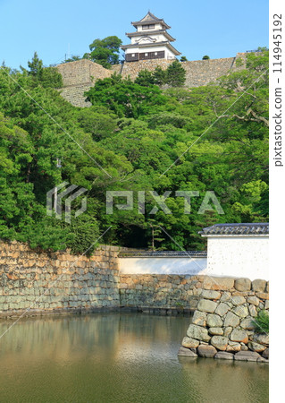[Kagawa Prefecture] Marugame Castle and Otemon Gate on a clear day 114945192