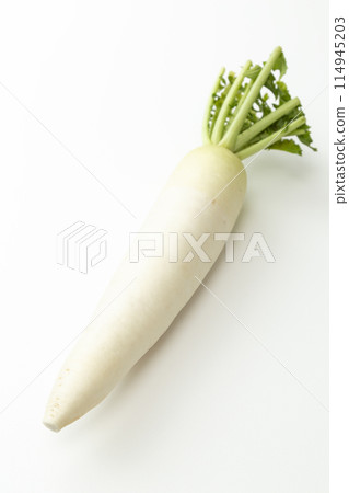 白色背景上的蘿蔔 114945203