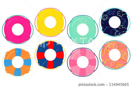 彩色浮環插圖集 彩色浮環插圖集 114945665