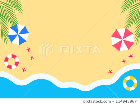 Beautiful tropical beach summer background material 1 of 4 Beautiful tropical beach summer background material 1 of 4 114945967