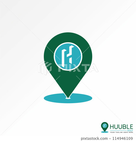 Logo design graphic concept creative vector premium stock unique place symbol with initial letter H 3D shadow font. Related monogram typography brand Logo design graphic concept creative vector premium stock unique place symbol with initial letter H 3D shadow font. Related monogram typography brand 114946109